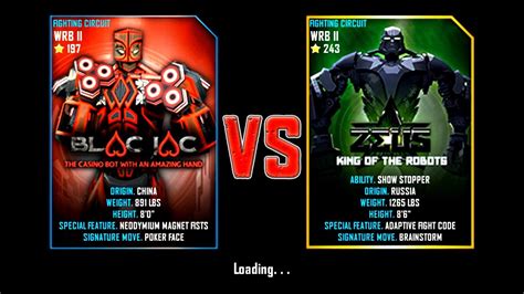 Real Steel WRB Blac Jac VS Zeus (champion) .